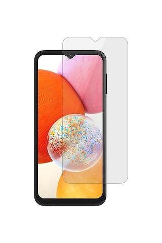 Pp Samsung Galaxy A14 Uyumlu Kırılmaz Temperli Ekran Koruyucu Cam