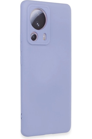 Newface - 321 - Xiaomi Mi 13 Lite Kılıf Nano İçi Kadife Silikon - Edntrend - - Lila