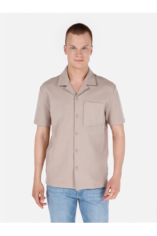Colin's Colins Normal Kesim Shirt Yaka Cepli Bej Erkek Kısa Kol Polo Tişört Cl1068826 Cl1068826 Q1.v1 Beı Bej