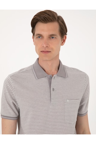 Pierre Cardin Erkek Gri Tişört 50307848-vr024 Gri