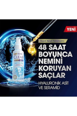 Clear Women Hyaluron Nem Terapisi Saç Serumu 90 ML
