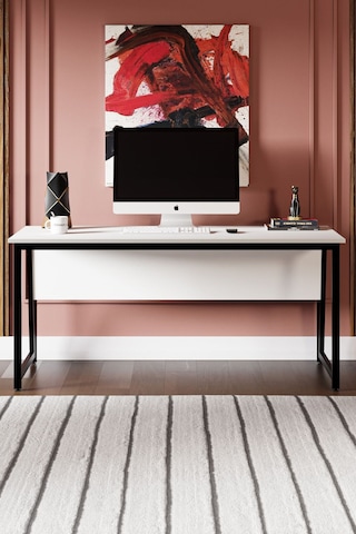 Ms2 Çalışma Masası,ofis Masası - 70x160 Cm - Beyaz Ms2 - 160 - Beyaz