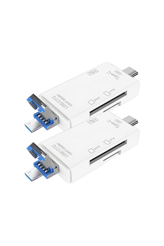 Bbox 6 In 1 Kart Okuyucu Adaptör, Usb-otg Hub Type-c Yd-40