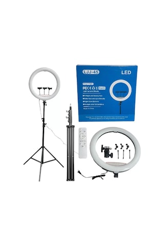 Profesyonel 18" Ring Light Soft Işık Çantalı Youtuber Makyaj Çekimleri