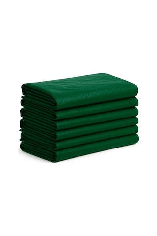 Yeşil Dökme Çöp Torbası Kalın Dayanıklı Ev Mutfak İş Ofis 90x120 Cm 50 Adet