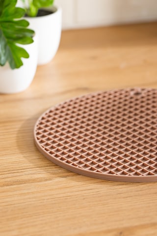 Porsima 31012 Silikon Yuvarlak Nihale 20cm Kapicino Açık Kahverengi