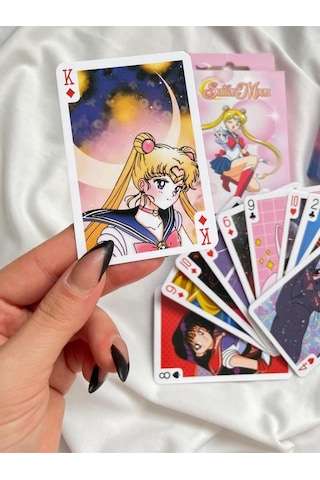 Anime Sailor Moon Iskambil Kartı - Poker Kartı
