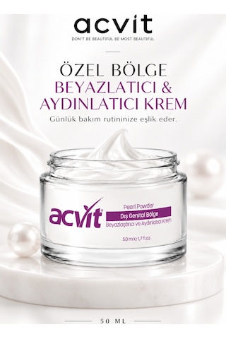 Acvit Özel Bölge Beyazlaştırıcı Ve Aydınlatıcı Krem 50 ML