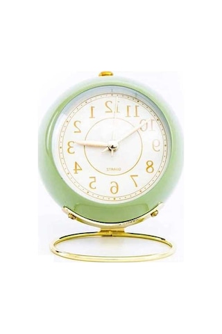 Trendooze Yok Yeşili Saati Saati Saat Modern Masa Masa Masa Başucu 8.9cm Eh