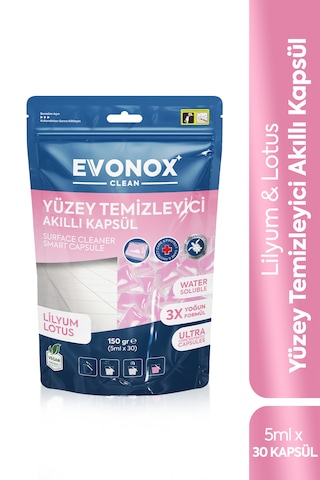 Clean Yüzey Temizleyici Akıllı Kapsül Lilyum&lotus Kokulu Tekli