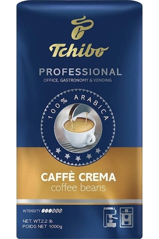 Tchibo Professional Caffe Crema Çekirdek Kahve 1 KG Tchibo Professional Caffe Crema Çekirdek Kahve 1 KG