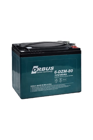 Orbus 12 V 80 Ah Amper Elektrikli Bisiklet Aküsü