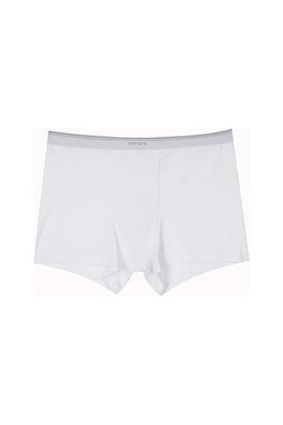 Eros Büyük Beden Likralı Toparlayıcı Doğal Pamuklu Azo Test Onaylı Compact 2li Erkek Boxer Beyaz