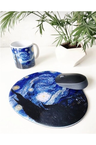 Starry Nıght Bilek Destekli Mouse Pad Mousepad