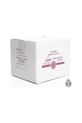 1928 Mehmet Helvacı Sade Tahin Helvası 20 x 125 G