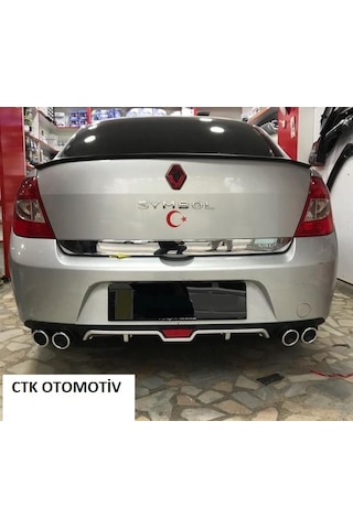 Renault Clio Symbol Krom 4 Egzoz Difüzör Ürün Difrizör