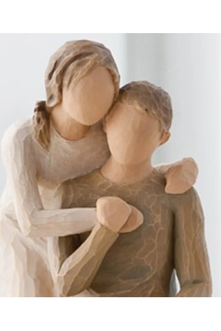 W. Tree Sen Ve Ben Dekoratif Biblo, Modern Çift Figürü, 17 Cm, Reçine Diğer