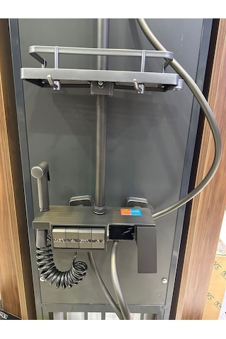 Nefa Yapı Gri Dijital Fonksiyonel Tuşlu Duş Seti Diğer