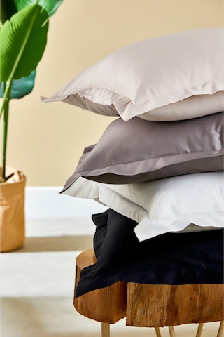 Linens Mix&Match Saten Volanlı Yastık Kılıfı Seti Siyah