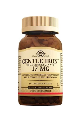 Solgar Gentle Iron 17 Mg 90 Kapsul Gentil