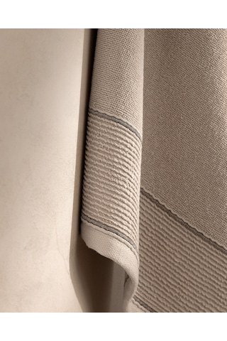 Madame Coco Genevieve %100 Pamuk Yüz Havlusu - Bej - 50x80 Cm 8684427342763 Çok Renkli