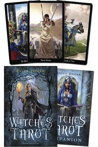 The Witches Tarot Kağıdı Metal Kutulu Tarot Destesi İngilizce