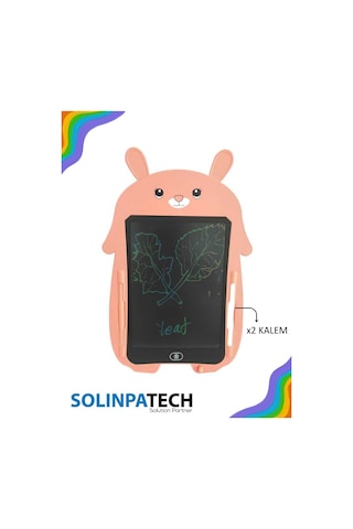 8.5 inç Tavşan Figürlü LCD Çizim ve Yazı Tableti