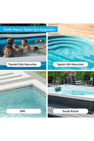Yousky - Yeni Şarjlı Havuz El Süpürgesi - İlave 2 Sap Hediyeli