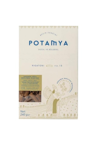 Potamya Yeşil Mercimek Rigatoni Makarna 240 G