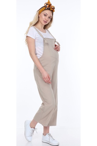 Luvmabelly Myra6101 - Bej Hamile Salopet-bej
