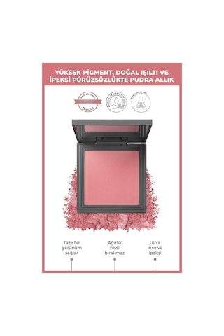 Alix Avien İpeksi Allık - Powder Blush 102 Peachy Rose