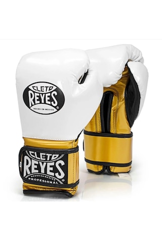 Cleto Reyes Boks Eldiveni Beyaz - Altın