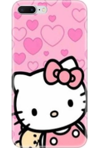 Apple Uyumlu iPhone 7 Plus/8 Plus Hello Kitty Baskılı Kılıf Case Kapak Cover