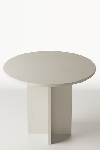 Harmony Sora Oval Masa 90x75x90 Cm Aytaşı Sadece Masa - Modern Tasarım Antrasit