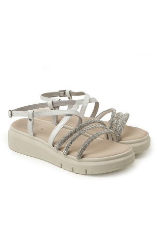 Sandalet Kadın Diğer 8h5193pm Comart Vıtello Pelle B2 Bianco Beyaz