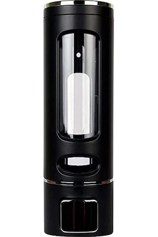 Mainshop 1 Adet Siyah 400 Ml Duvara Monte Manuel Sabunluk Sıvı Lavabo Sabunluk El Sabunu M-52 Siyah