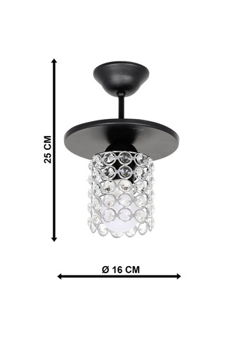 Hakiki Kristal Tekli Avize