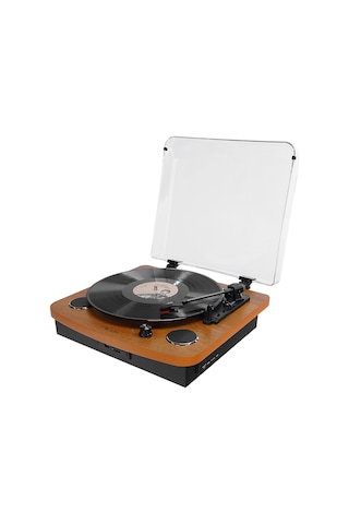 Mıkado Mn-p235, Nostalgia, Voyager, 6w, Masaüstü, Ahşap, Plak Çalar, Bluetooth, Pikap, Müzik Kutusu