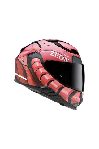 Hjc F71 Zaku Bandai Namco Mc1sf Motosiklet Kaskı Pembe