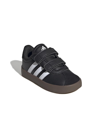 Adidas Vl Court 3.0 Cf I Unisex Bebek Sneaker-siyah Siyah