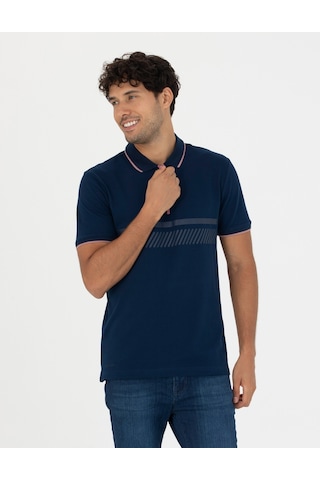 Pierre Cardin Erkek Lacivertvert Tişört 50264202-Vr033 Lacivert