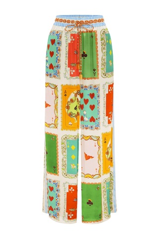 Alemais Rahat Ve Şık Pantolon Multi Colour