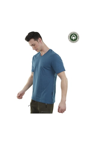 Alpinist Vortex Erkek T-shirt 600615 Indıgo Indigo İndigo