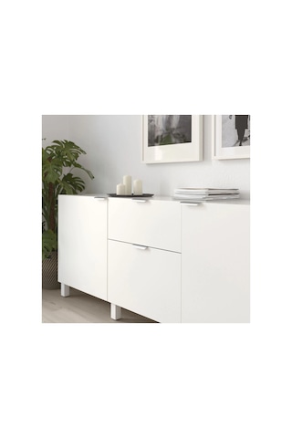 Ikea Bıllsbro 2'li Mobilya Kulpu 120 Mm Gri