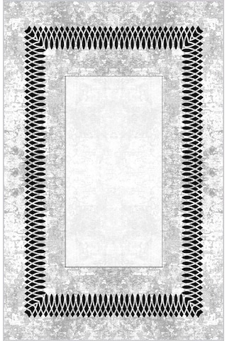 Eliana Home Dijital Baskı 2'li Banyo Paspas Takımı Lna5-sm90 100x60 Ve 60x50 Cm Beyaz