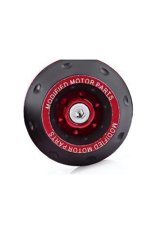 Yaozixa Motorsiklet Cnc Alüminyum Ön Çatal Koruması - Kırılganlığı Azaltır, Dayanıklı Ve Anti-sürtünme Özelliği Kırmızı, Çift Adet