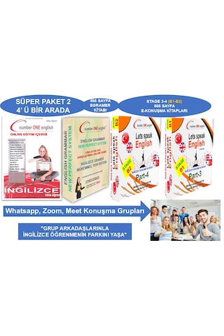 E - Gramer + B1+ b2 - E Konuşma Kılavuzları - Online Eğitim + Konuşma Seansı