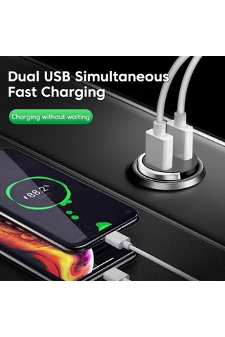 Tongxida 200w Çift Usb Araç Şarj Cihazı 100w Mini Usb C Qc3, 200w Dual Usb, Oraf Marka, Cn Köken