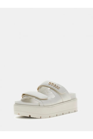 Guess Faxon Kadın Beyaz Sandalet Fljfaxele03-cream Beyaz
