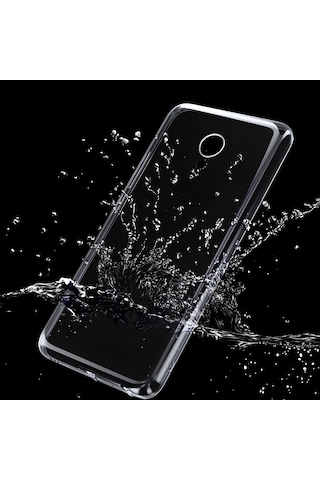 Meizu M6 Kılıf Şeffaf İnce Ve Esnek Süper Silikon Kılıf Renksiz